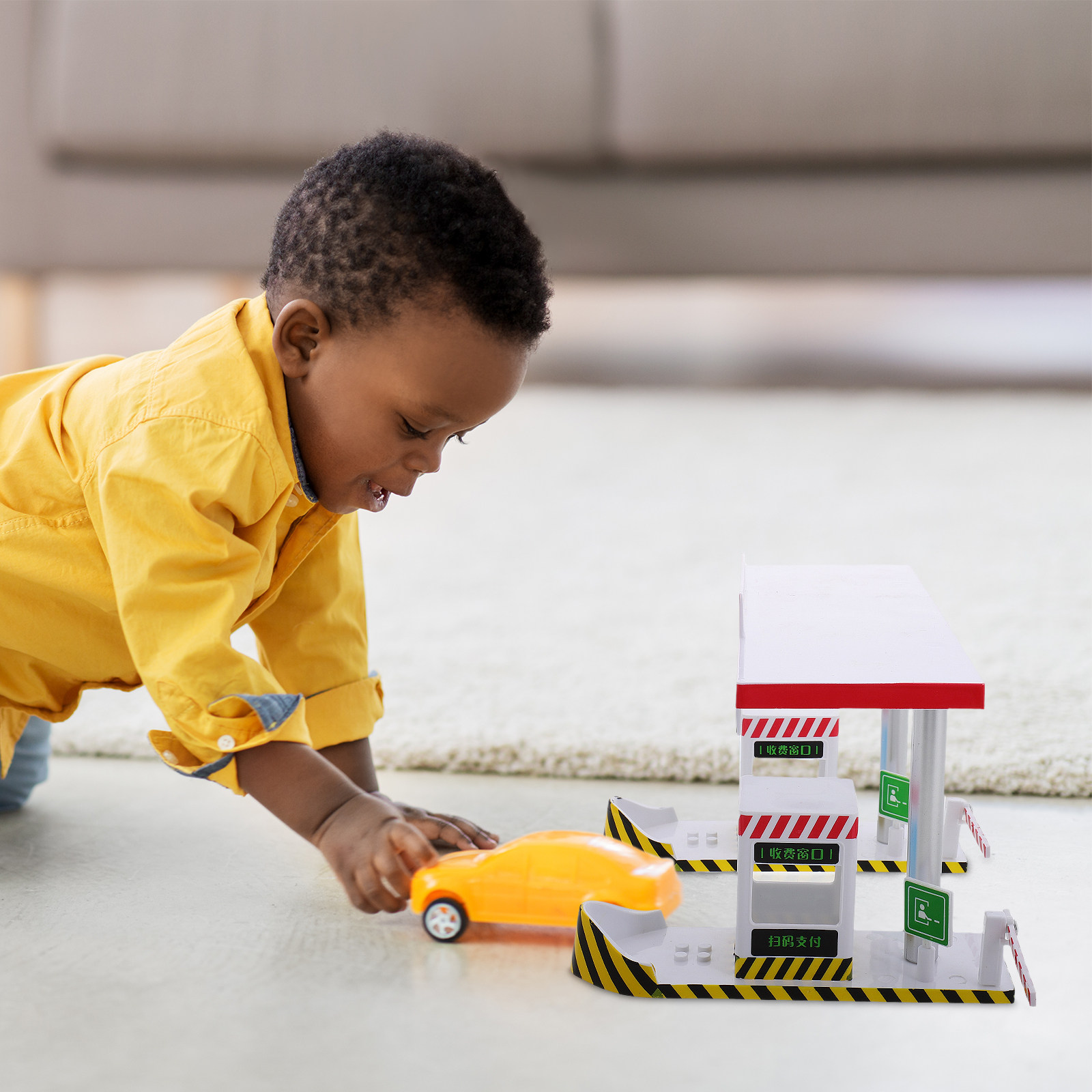 Plastic Toll Booth Playset Kid - Kid Education 评论和价格
