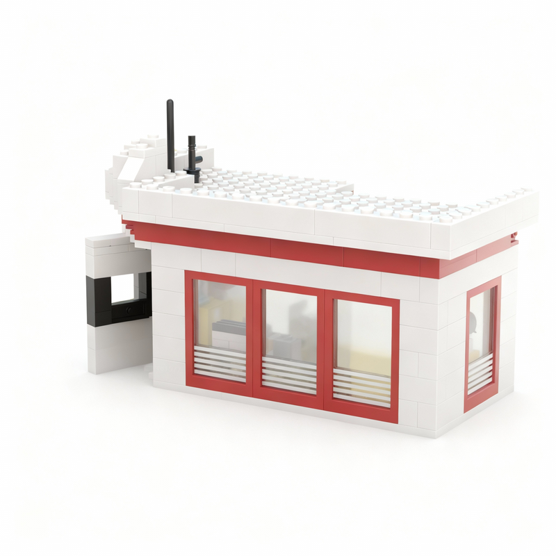 225pcs MOC Town Classic Commun - Kids Education Centre 评论和价格