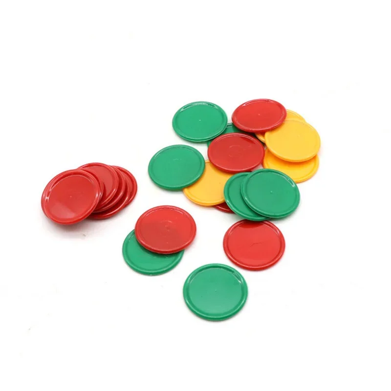 Poker Chips 3.2cm 3 Colors Pla - Kids Education Room 评论和价格