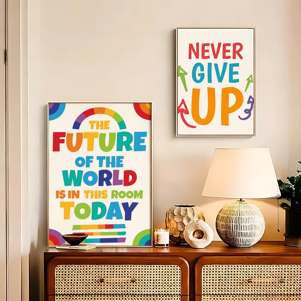 Positive Kid Classroom Wall Pi - Kids Education Room 评论和价格