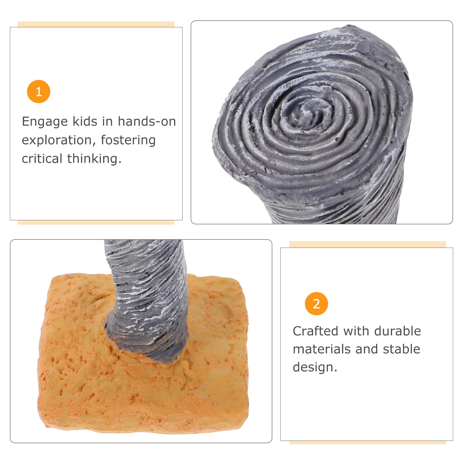 2Pcs Natural Disaster Educatio - Science Kit Volcano 评论和价格