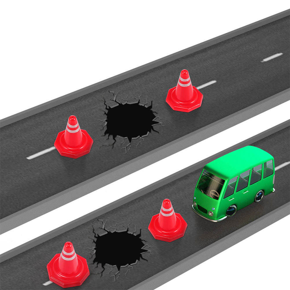 24Pcs Mini Traffic Cones Red P - Kid Education 评论和价格