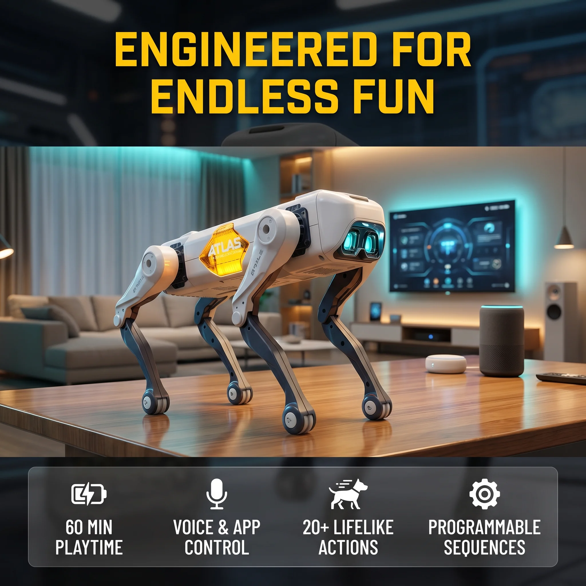 AI Smart Robot Dog, Voice & AP - Kid Education 评论和价格